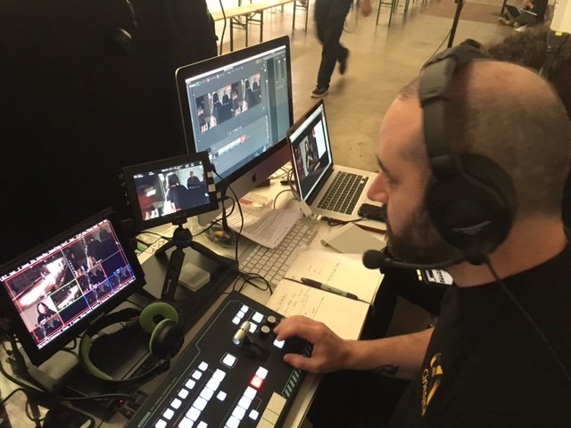 Action Aid - Live stream fashion show - camera operator hire London