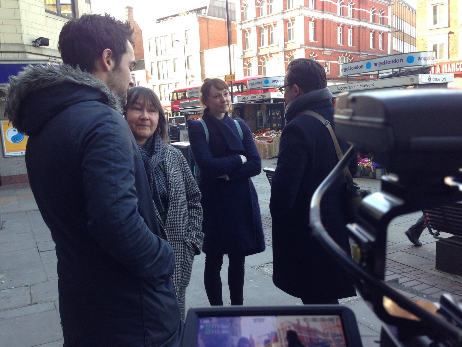 Ali Smith Author shoot - camera operator hire London