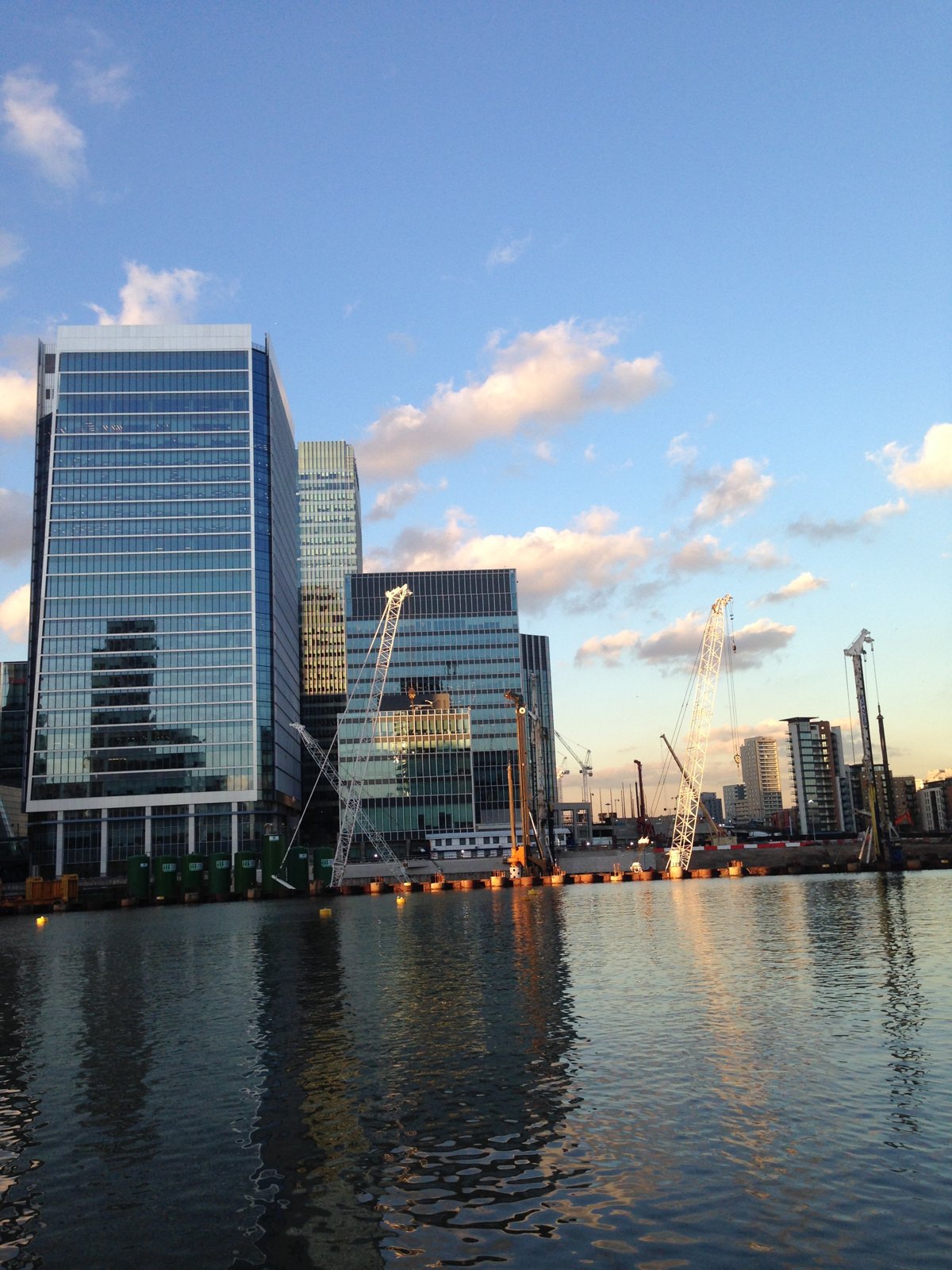 Drone shoot - Canary Wharf - camera operator hire London