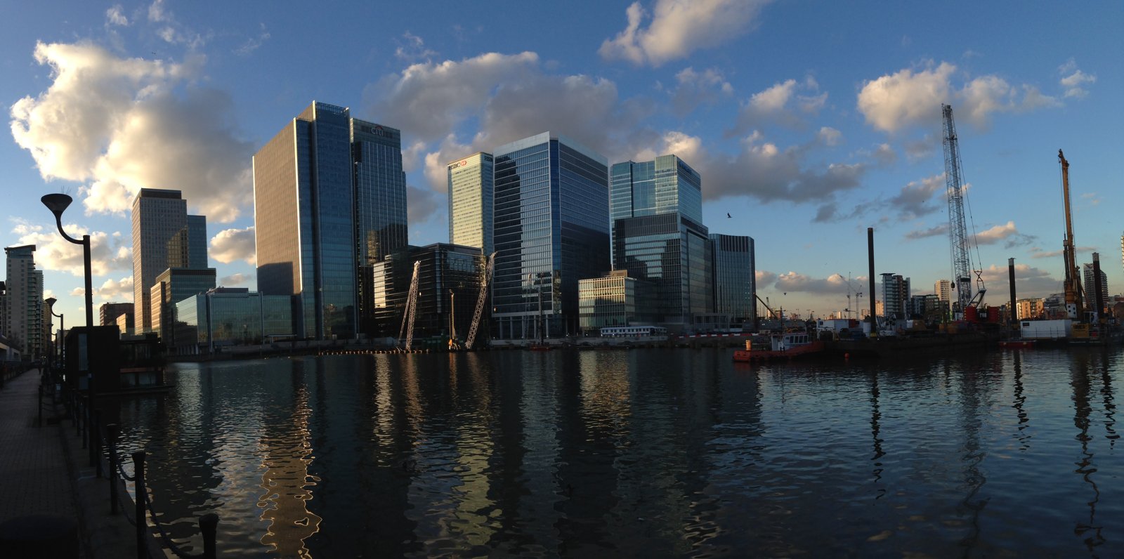 Drone shoot - Canary Wharf - camera operator hire London