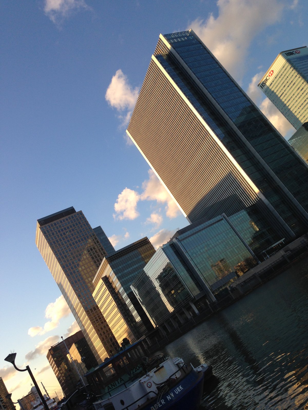 Drone shoot - Canary Wharf - camera operator hire London