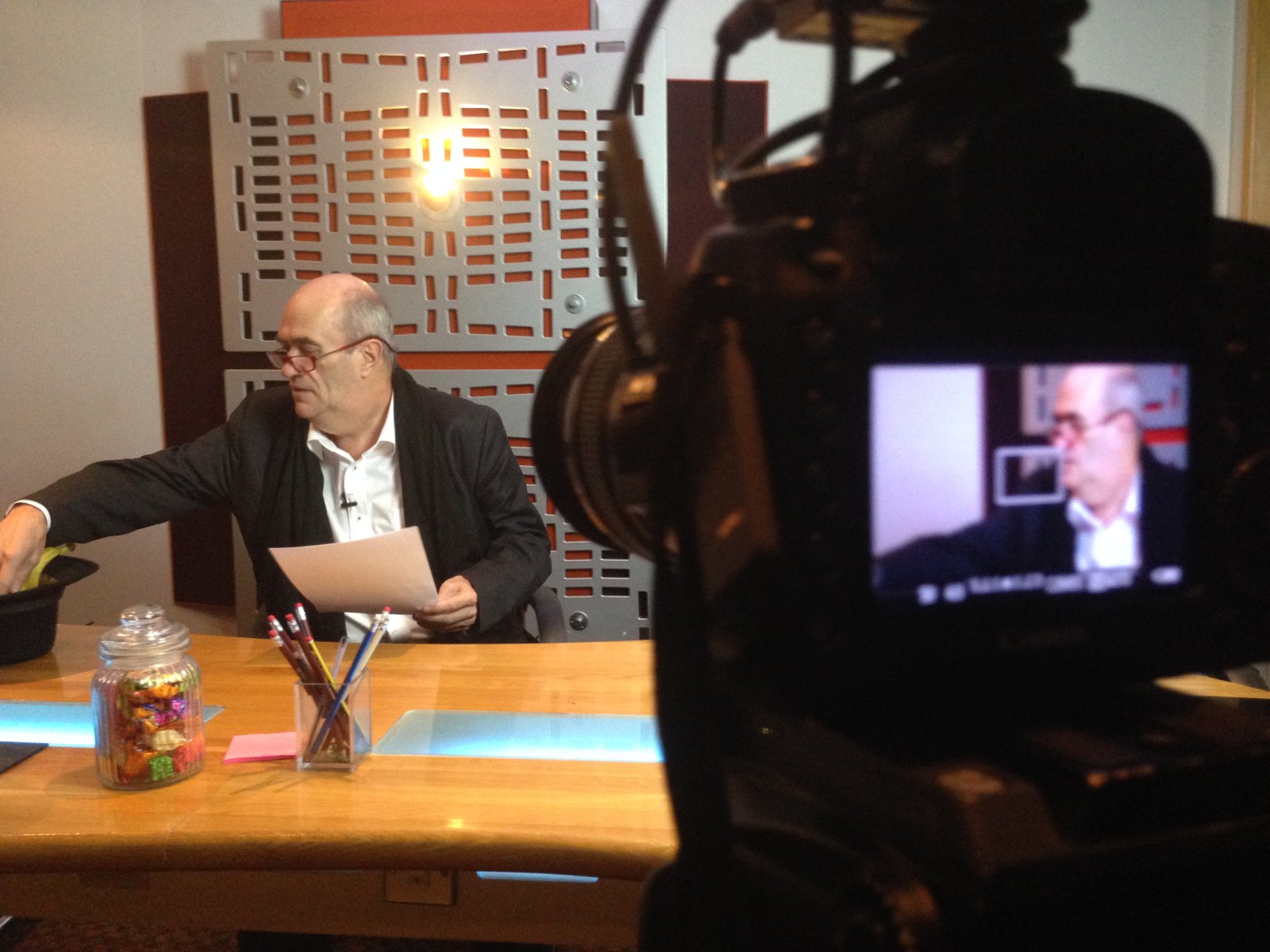 Richard E Grant and author Colm Toibin - camera operator hire London