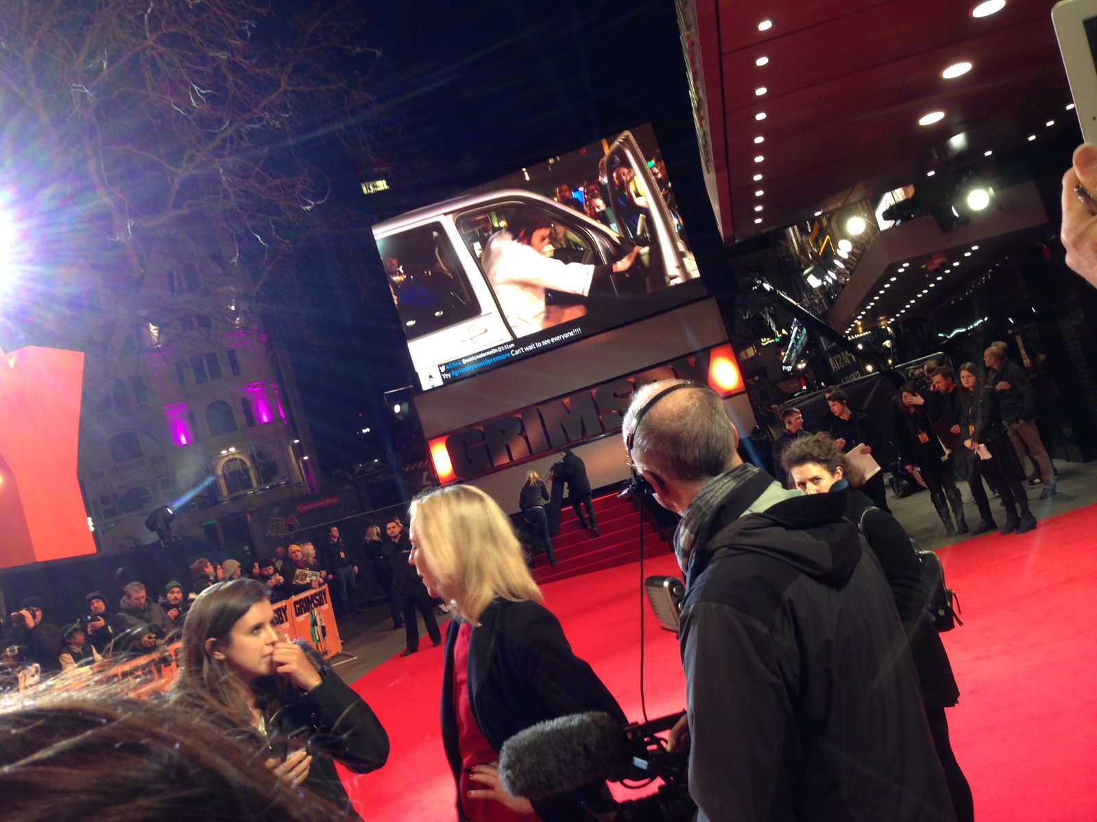 Grimsby Premiere - camera operator hire London