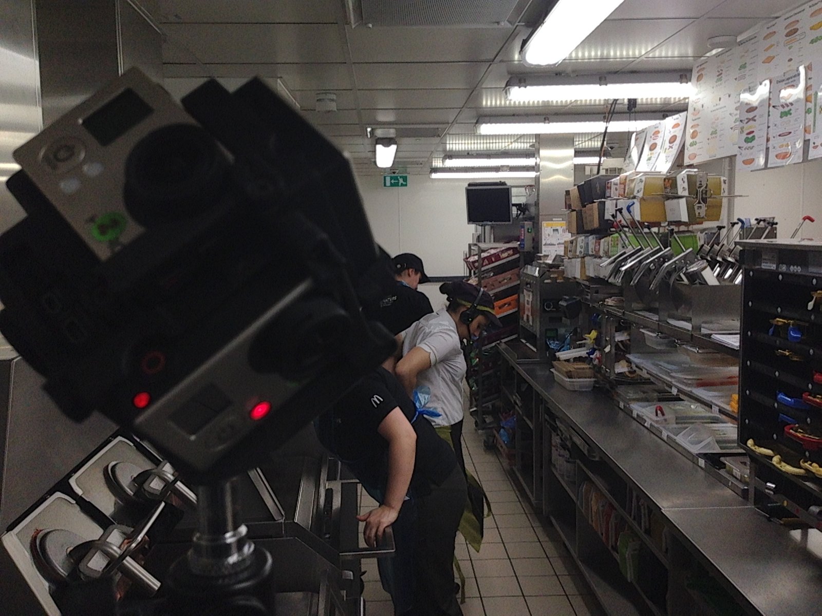 360 degree shoot - McDonalds - camera operator hire London