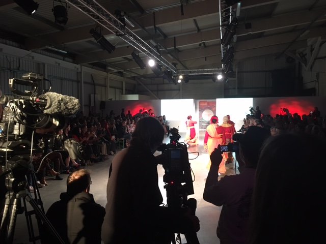 Action Aid - Live stream fashion show - camera operator hire London