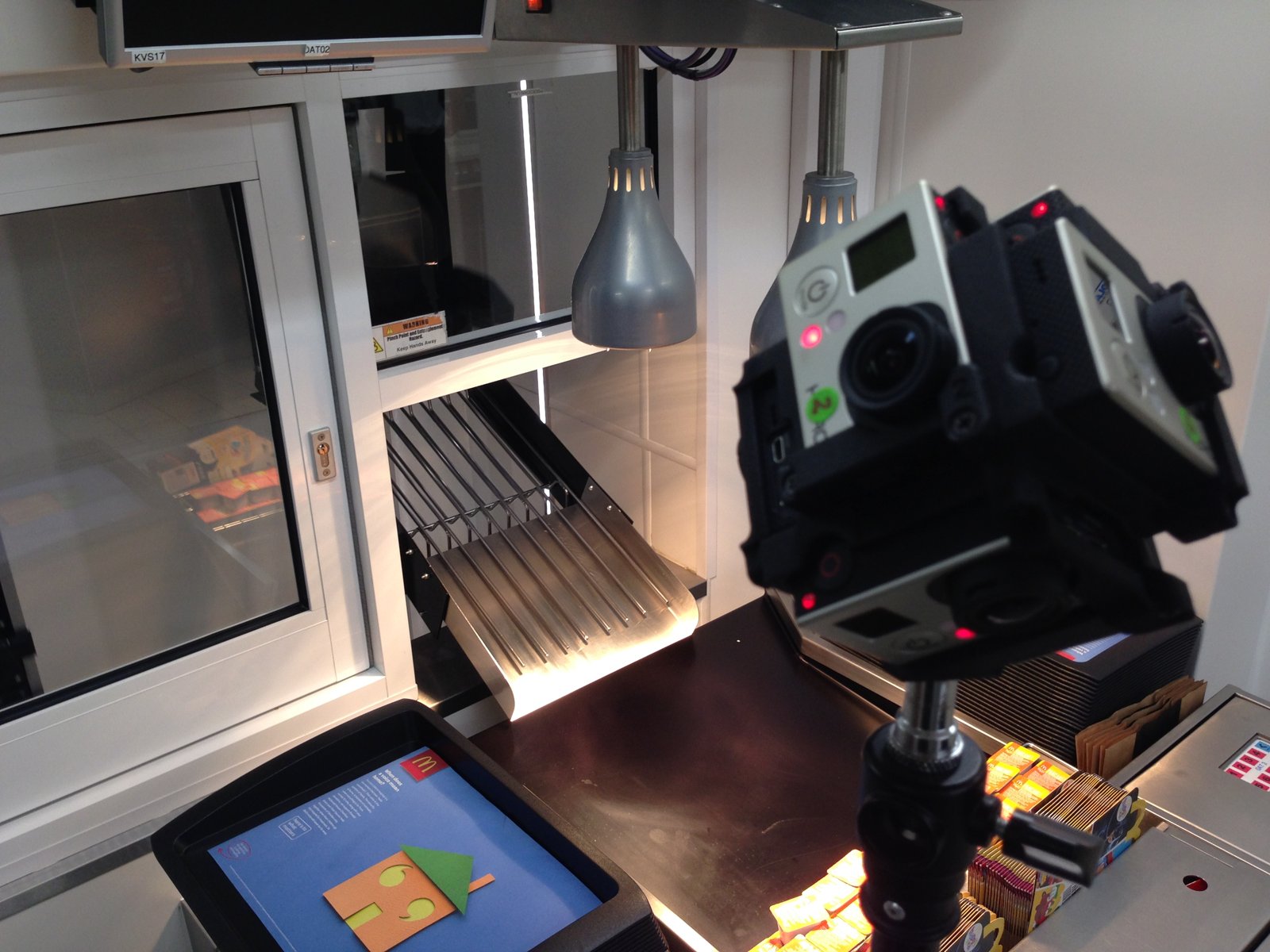 360 degree shoot - McDonalds - camera operator hire London