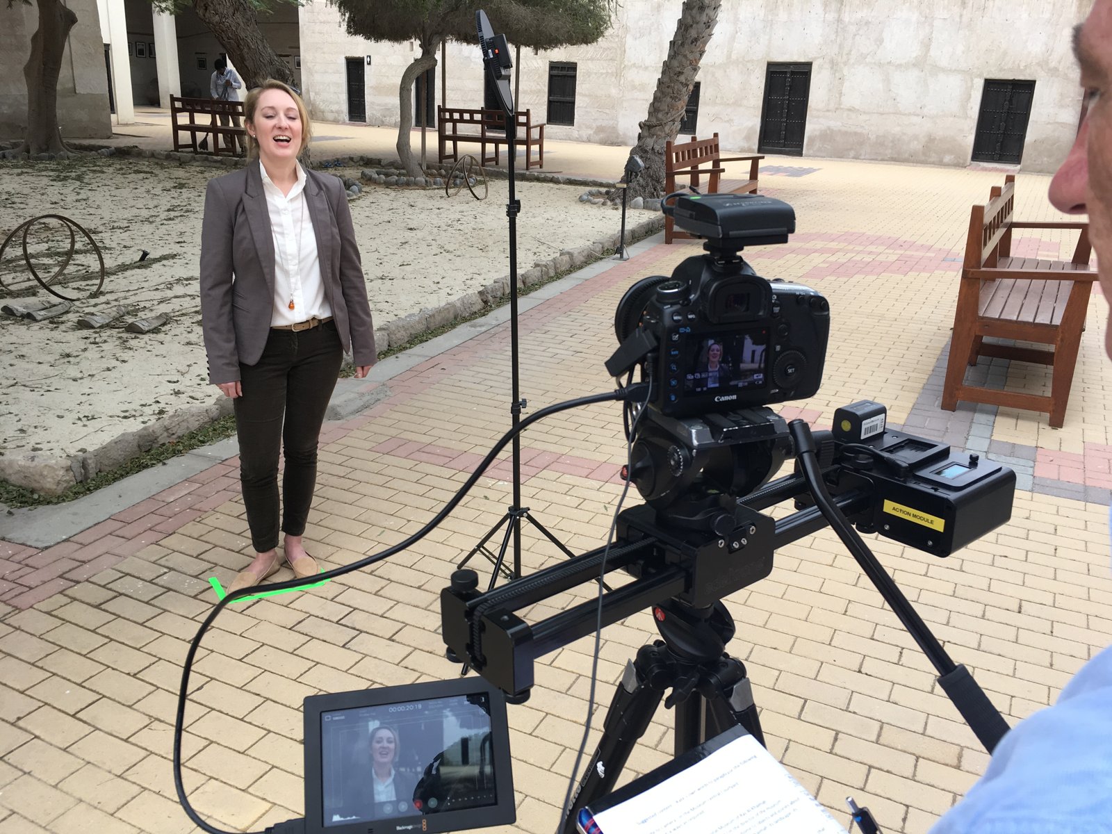 Ras al-Khaimah, Dubai Museum Shoot - camera operator hire London
