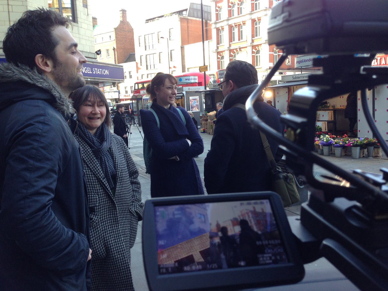 Ali Smith Author shoot - camera operator hire London