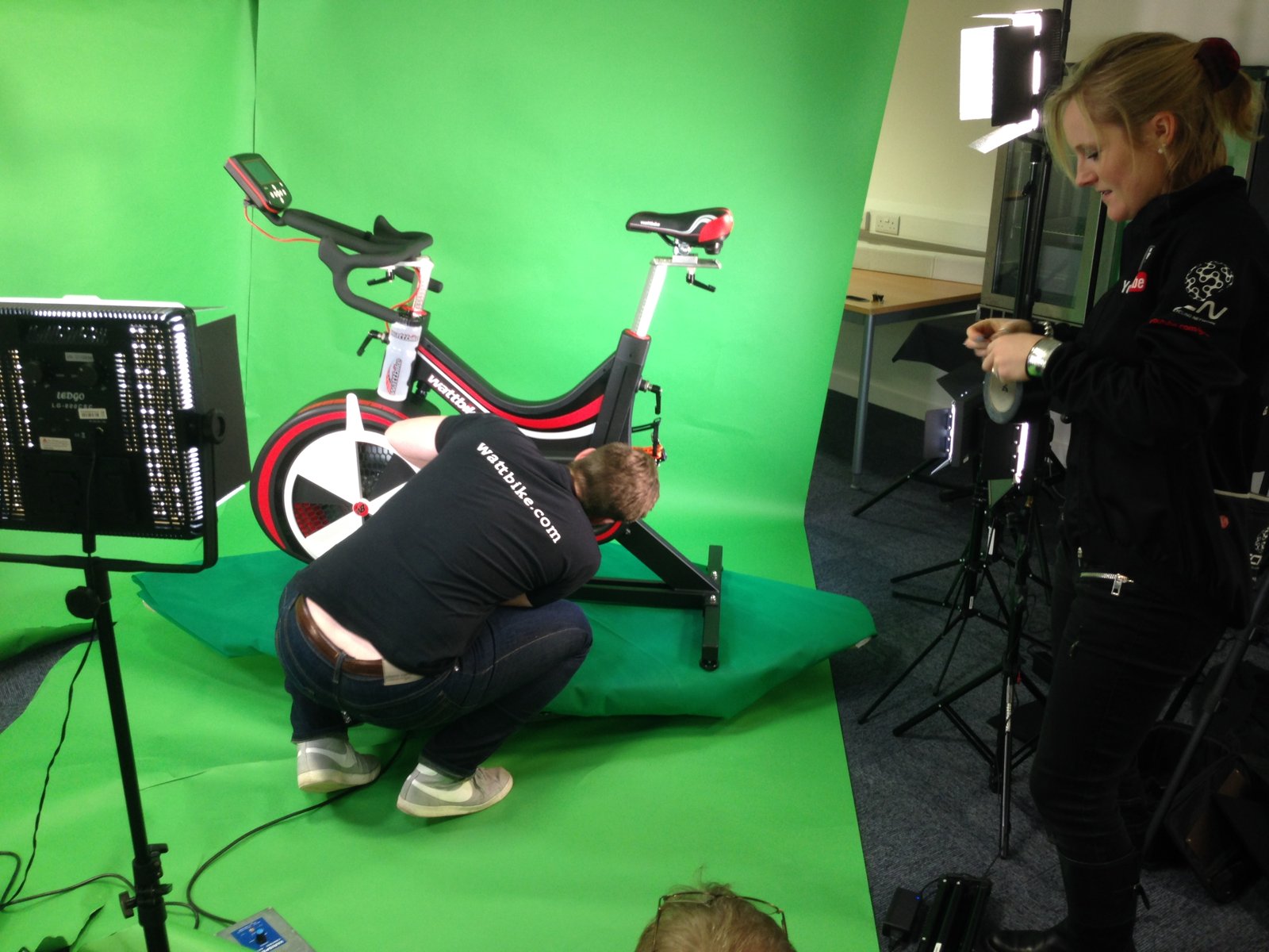 Joanne Rowsell - Olympic Gold medal cyclist - camera operator hire London