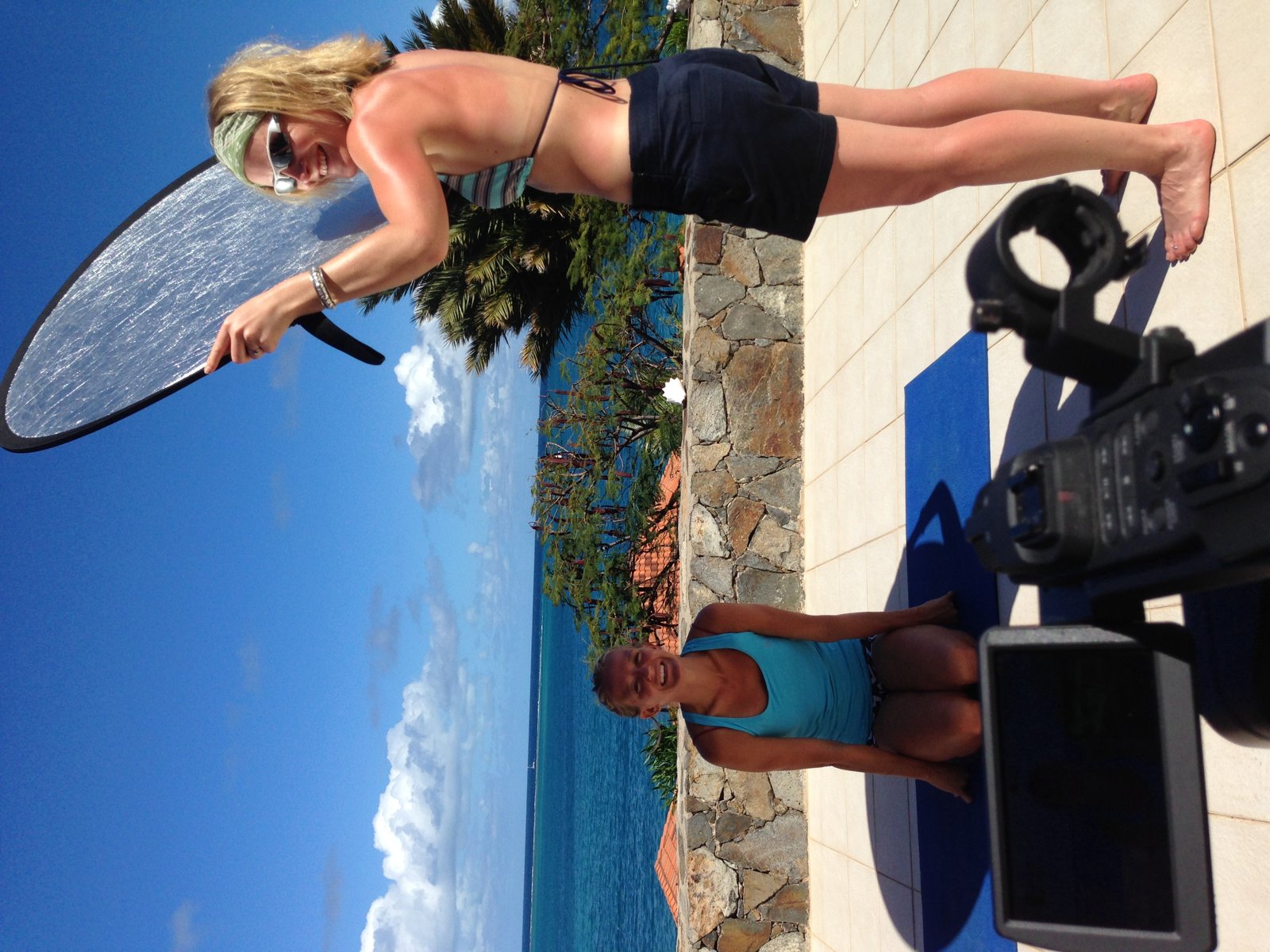 Caribbean Keep Fit Shoot - Necker Island - camera operator hire London