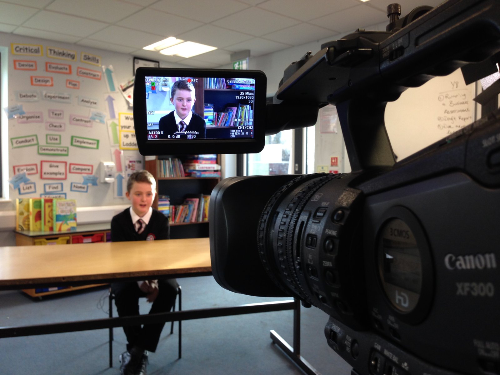 Schools Shoot - camera operator hire London