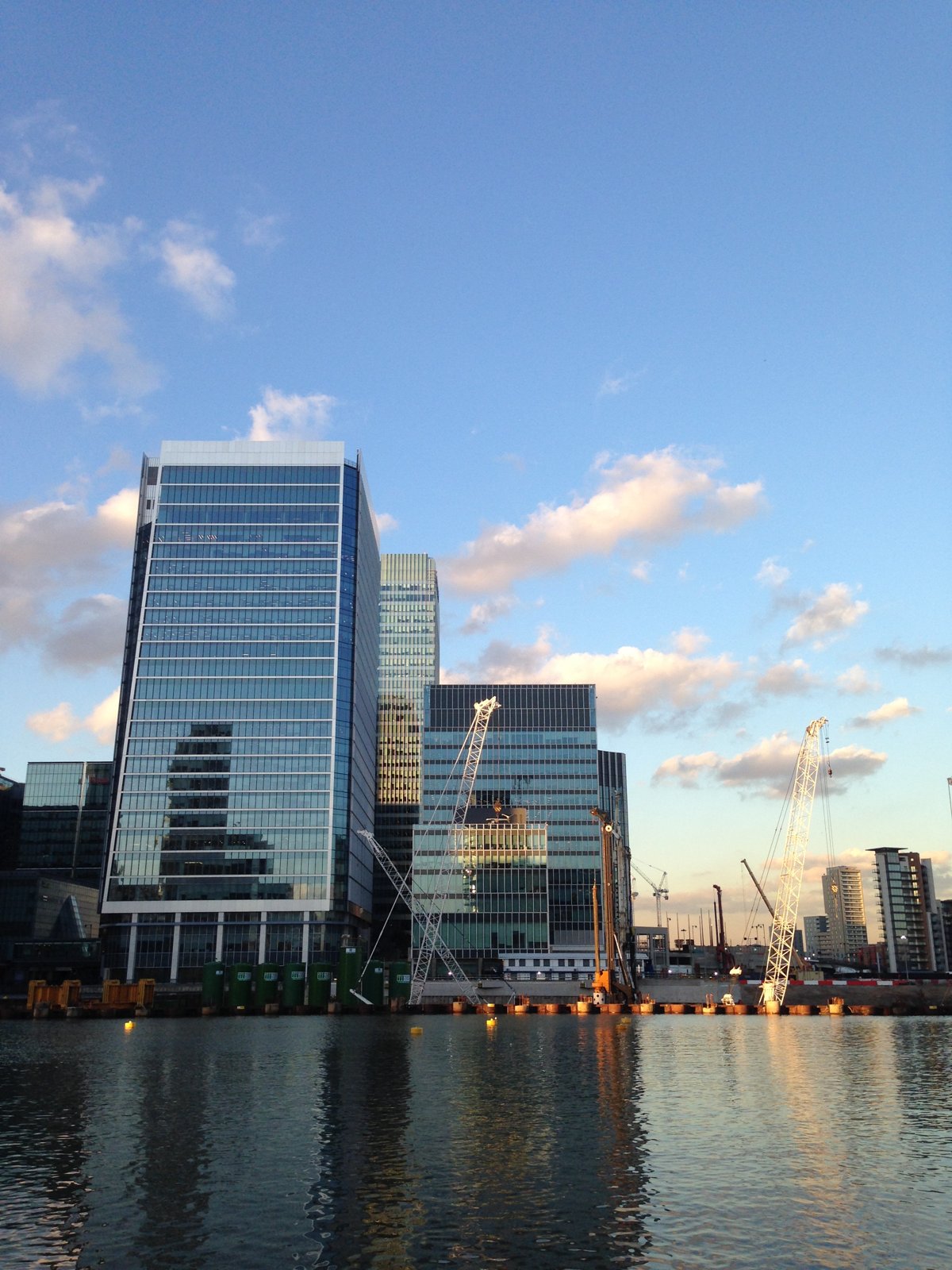 Drone shoot - Canary Wharf - camera operator hire London