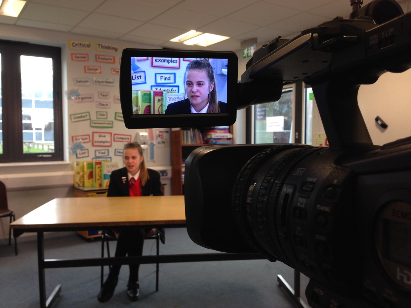 Schools Shoot - camera operator hire London